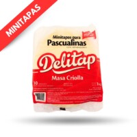 Cantidad por paquete: 10 unidades – 1 kg
Tamaño discos: 20 cm. Masa: criolla