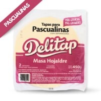 Cantidad por paquete: 2 unidades – 450 gr. Tamaño discos: 32 cm Masa: hojaldre