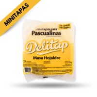 Cantidad por paquete: 10 unidades – 1 kg
Tamaño discos: 20 cm. Masa: hojaldre